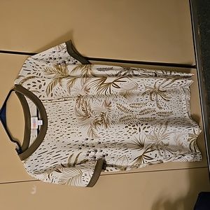 Lularoe Liv Women's Short Sleeved Shirt, Large